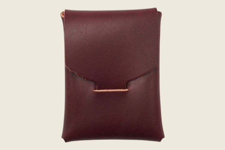 Ward - S.B. Foot (USA) Black Cherry Featherstone Steerhide Front Pocket