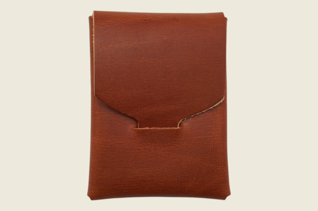Ward - S.B. Foot (USA) Teak Featherstone Horsehide Front Pocket