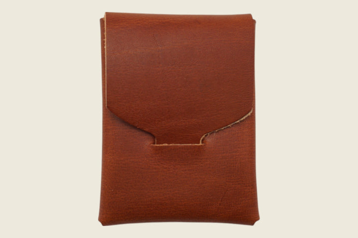 Ward - S.B. Foot (USA) Teak Featherstone Horsehide Front Pocket