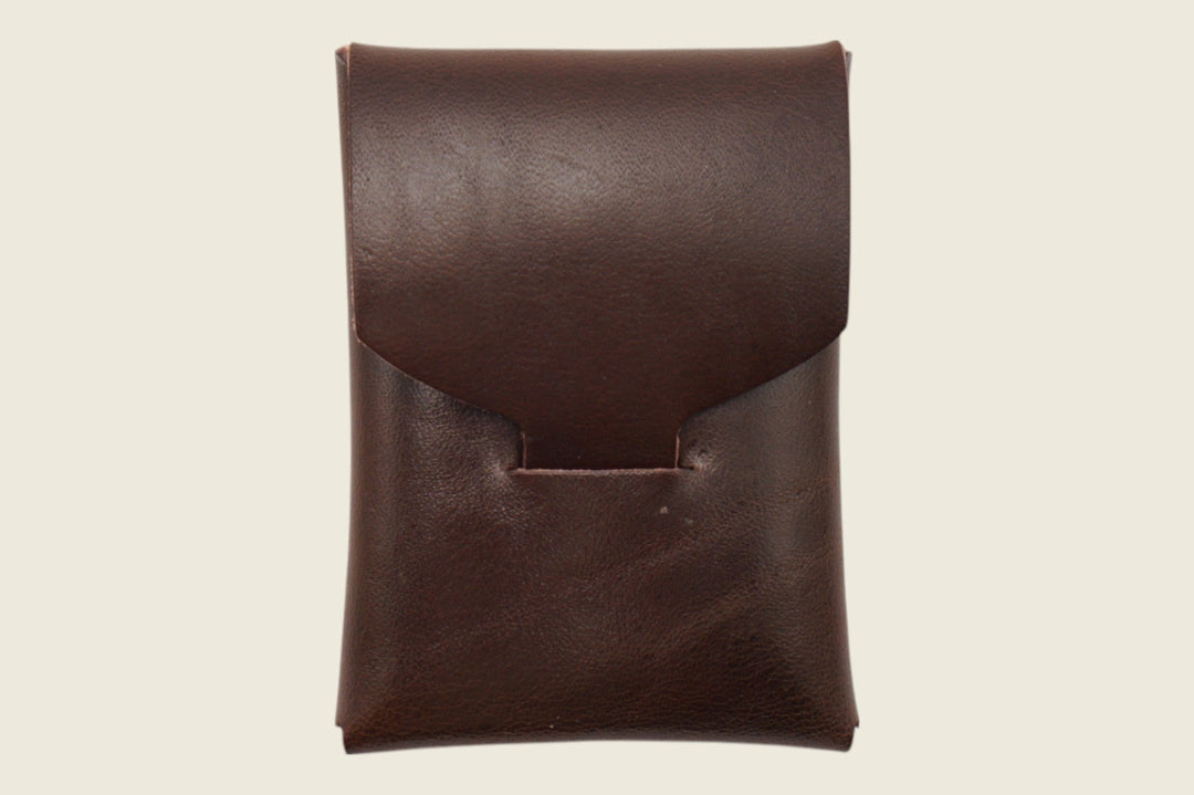 Ward - Shinki Hikaku (Japan) Dark Brown Oiled Horsebutt Front Pocket