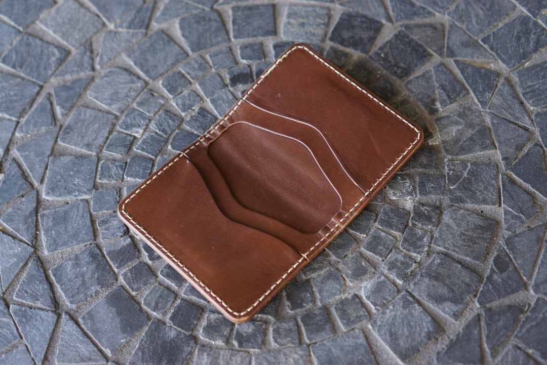 Warden - Cognac Gold American Alligator and Maryam Brown Horsehide Bifold