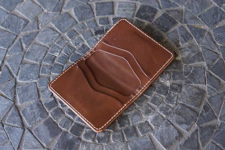 Warden - Cognac Gold American Alligator and Maryam Brown Horsehide Bifold