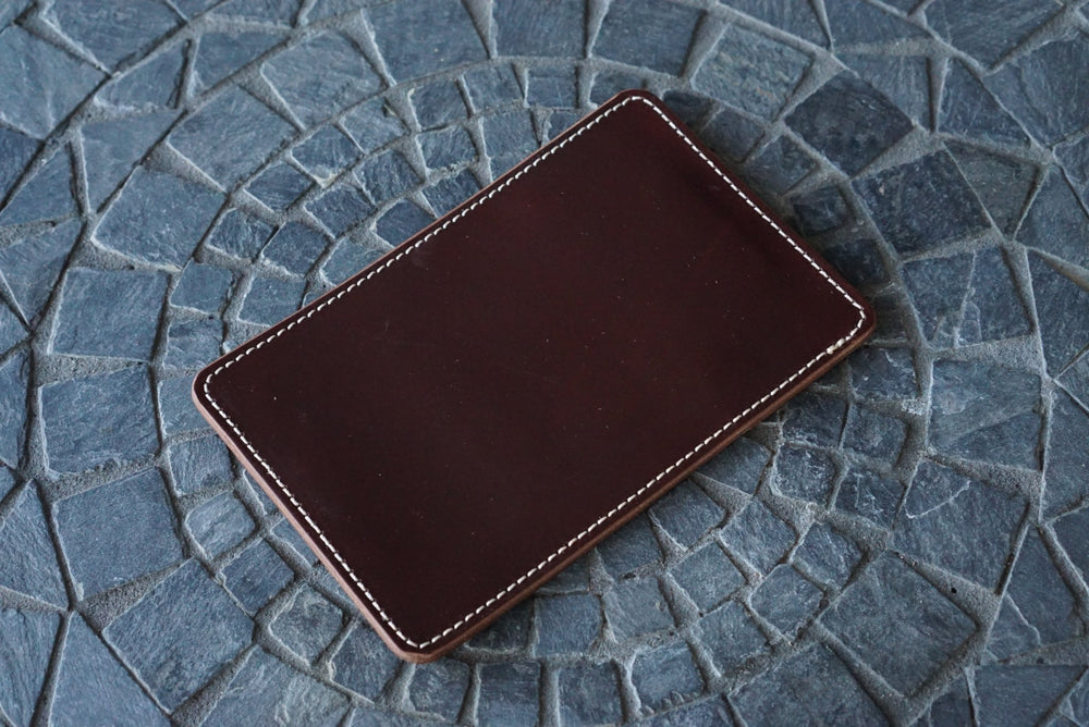 Warden - Horween Tan and Reverse Tan Horse Strip Bifold