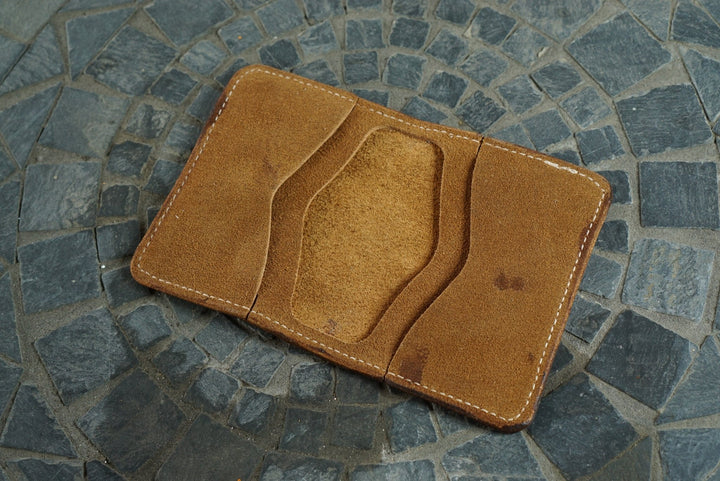 Warden - Light Brown Suede Bifold