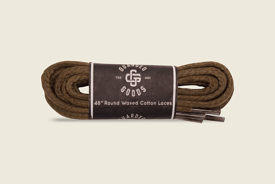 48" Round Braided Cord Waxed Boot Laces Olive Shoe Laces