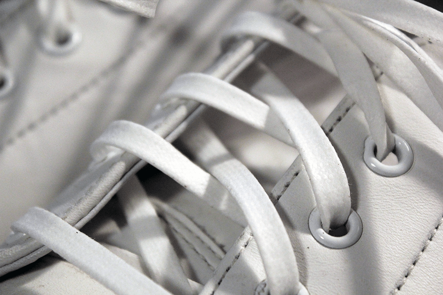 48" Wide Flat Waxed Sneaker Laces Shoe Laces