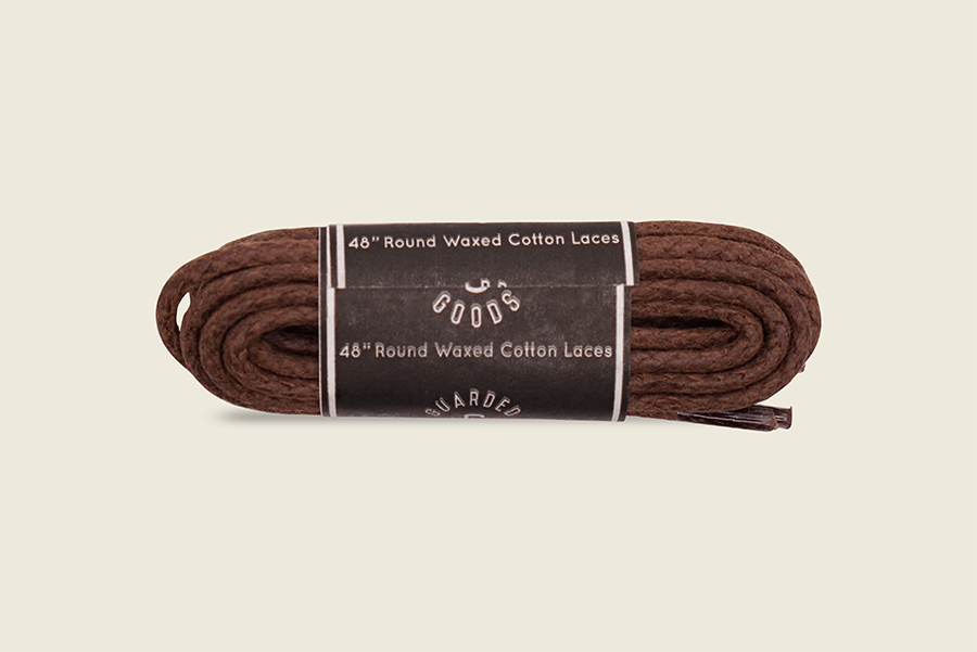 48" Round Braided Cord Waxed Boot Laces