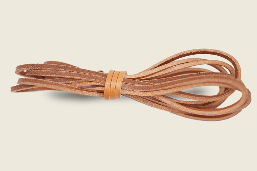 54" Lo Stivale Glazed Whiskey Steerhide Laces Shoe Laces