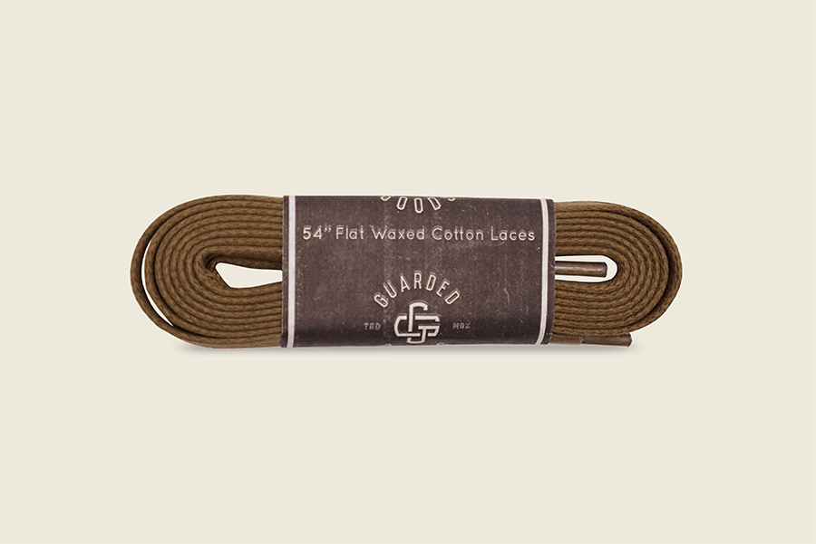 54" Skinny Flat Semi-Waxed Boot Laces Olive Shoe Laces
