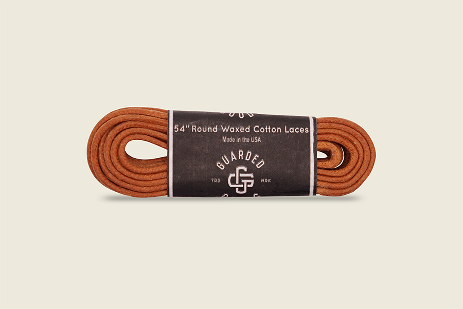 54" Thin Round Cord Waxed Boot Laces