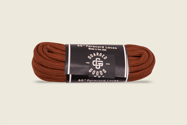 60" Paracord Boot Laces Caramel Shoe Laces