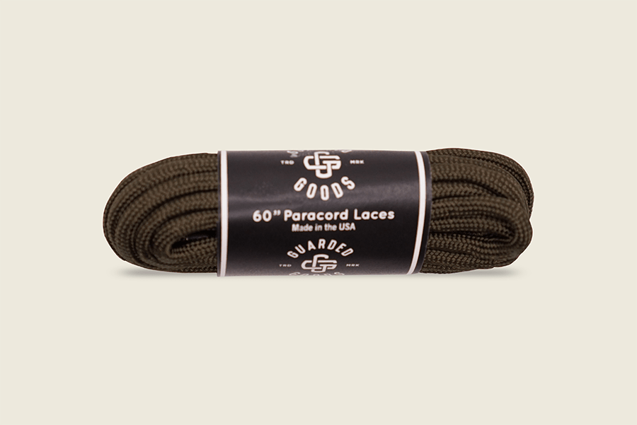 60" Paracord Boot Laces Olive Shoe Laces