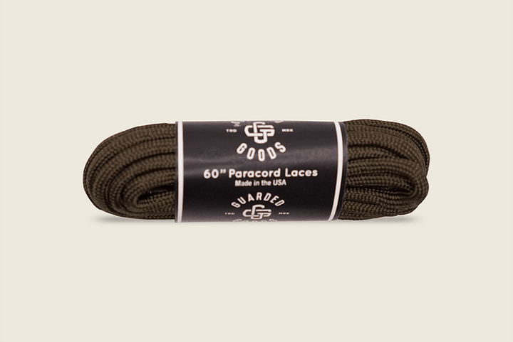 60" Paracord Boot Laces Olive Shoe Laces