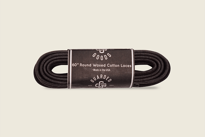 60" Round Cord Waxed Boot Laces Dark Brown Shoe Laces