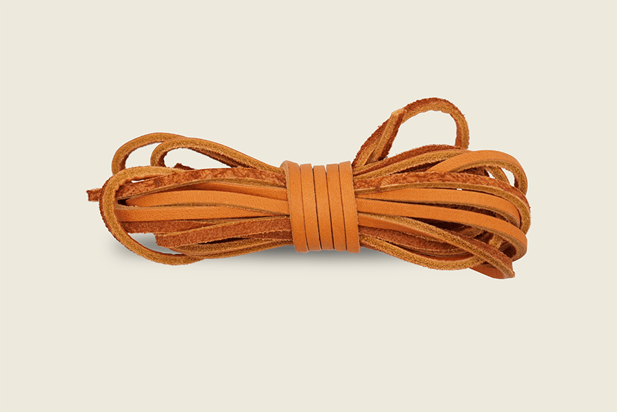 72" American Tanned Steerhide Leather Boot Laces Golden Tan Shoe Laces