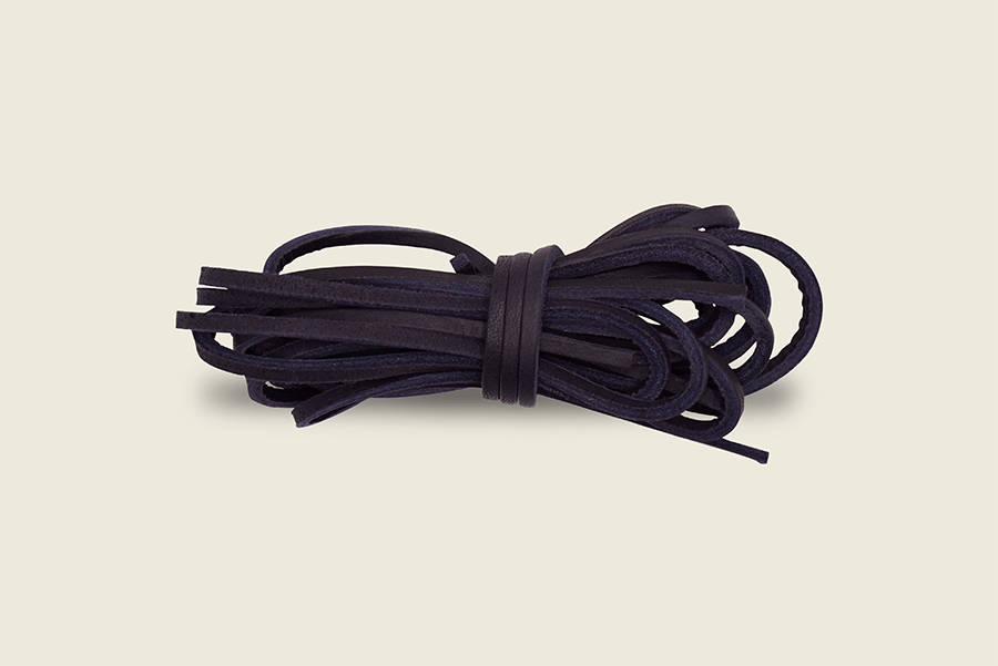 72" Rawhide Chrome Tanned Leather Boot Laces Sapphire Shoe Laces