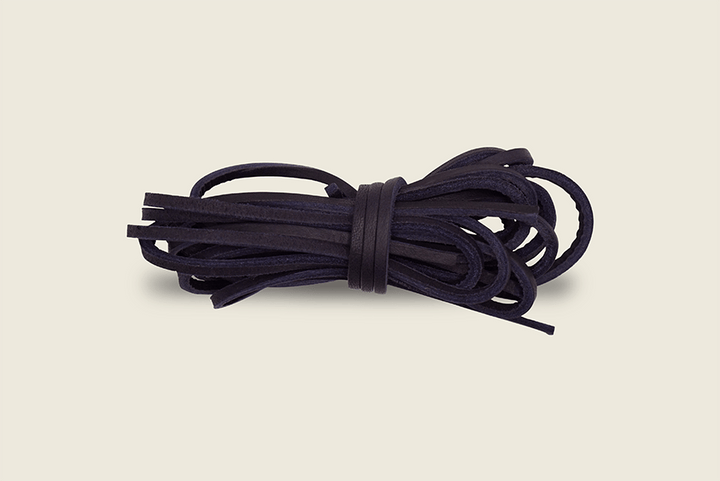 72" Rawhide Chrome Tanned Leather Boot Laces Sapphire Shoe Laces