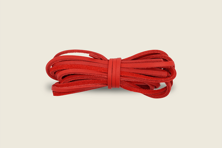 72" Rawhide Chrome Tanned Leather Boot Laces Rust Shoe Laces