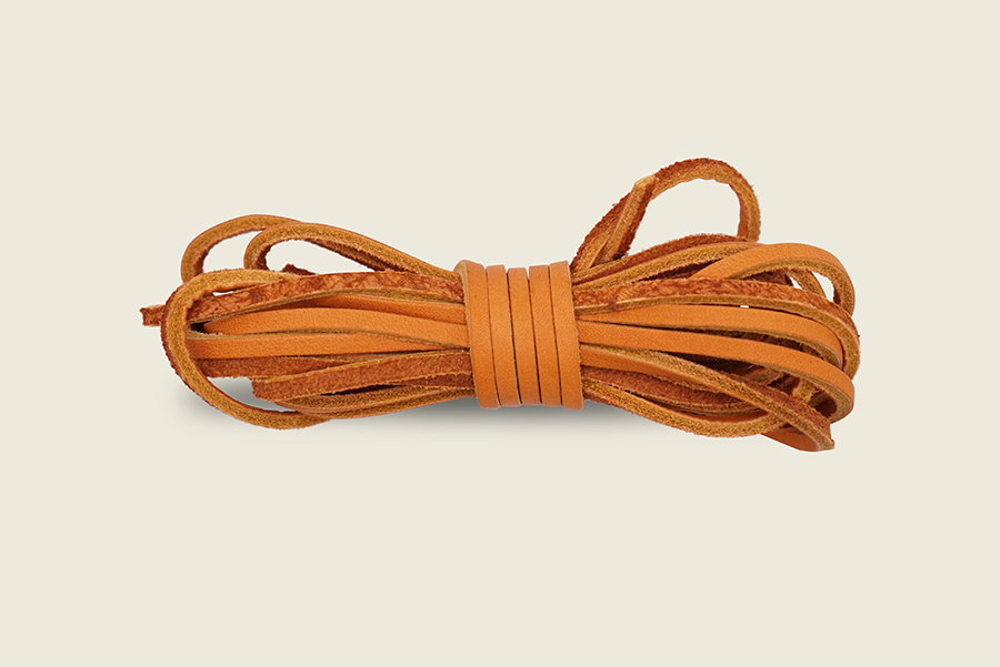 72 American Tanned Steerhide Leather Boot Laces Golden Tan