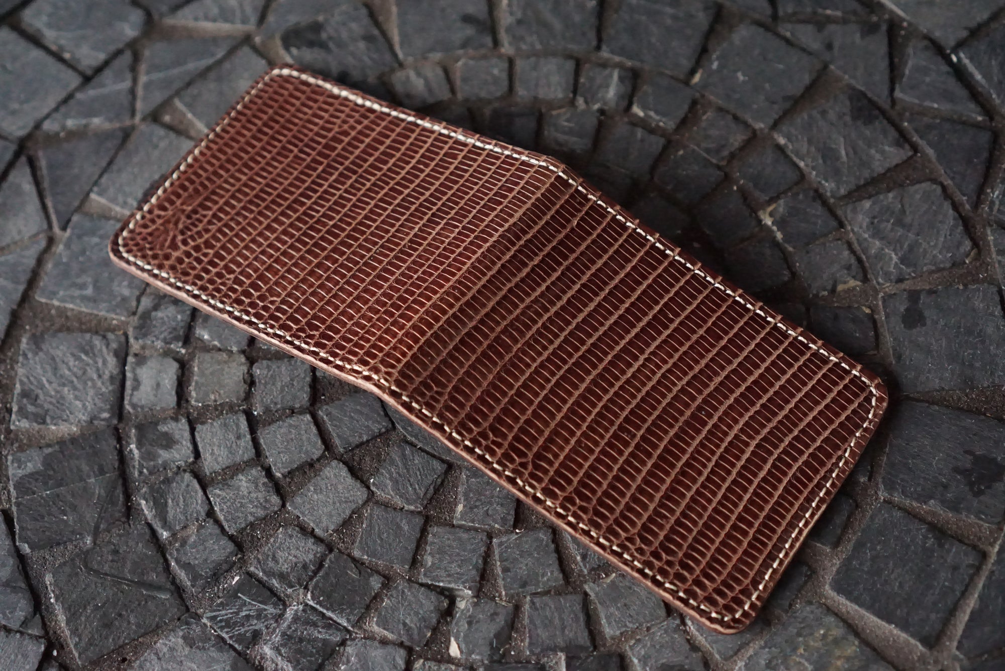 Stronghold - Brown Ring Lizard and Natural Lo Stivale Calfskin
