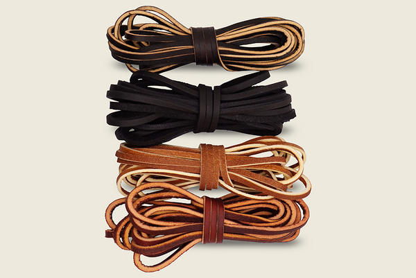 Chestnut Alum Tanned Leather Lace (Each Lace)