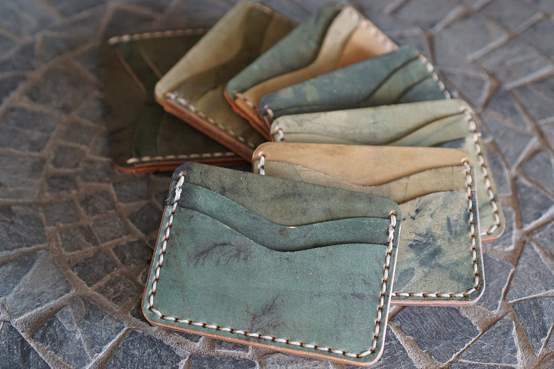 Buckler (4 Slots) - Horween Reverse Black Shell Cordovan Front Pocket